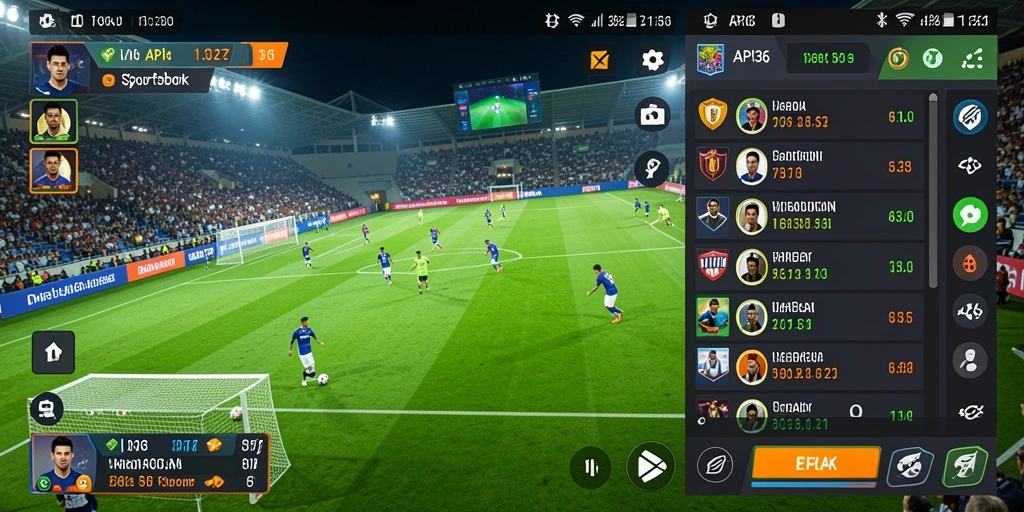 Tampilan menarik dari gameplay Sportsbook API36 dengan taruhan langsung.
