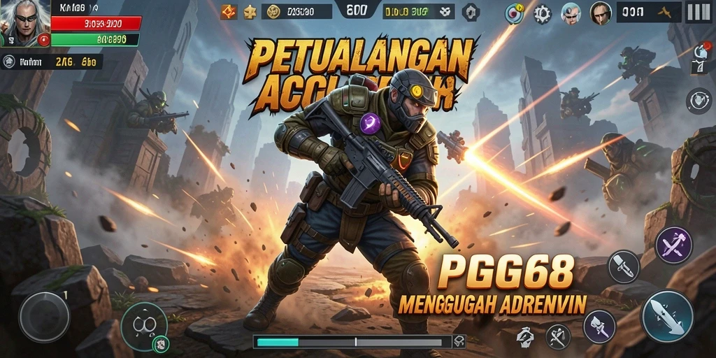 Tampilan aksi seru dalam PGG68 yang penuh tantangan.