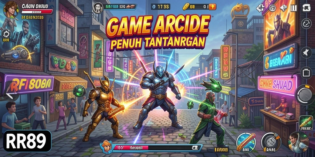 Tampak luar gameplay RR89 yang seru dan menantang.