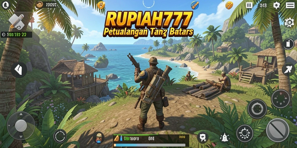 Tampilan gameplay RUPIAH777 menampilkan eksplorasi dunia terbuka yang memukau.