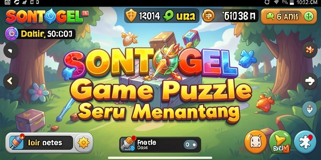 Tampilan gameplay Puzzle yang menarik dari SONTOGEL.