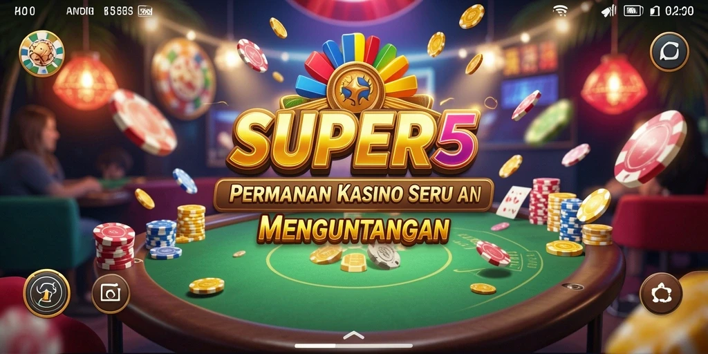 Tampilan gameplay SUPER5 yang menegangkan dan mengasyikkan.