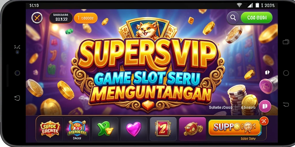 Tampilan gameplay SUPERSVIP yang menarik dan mengasyikkan di layar.