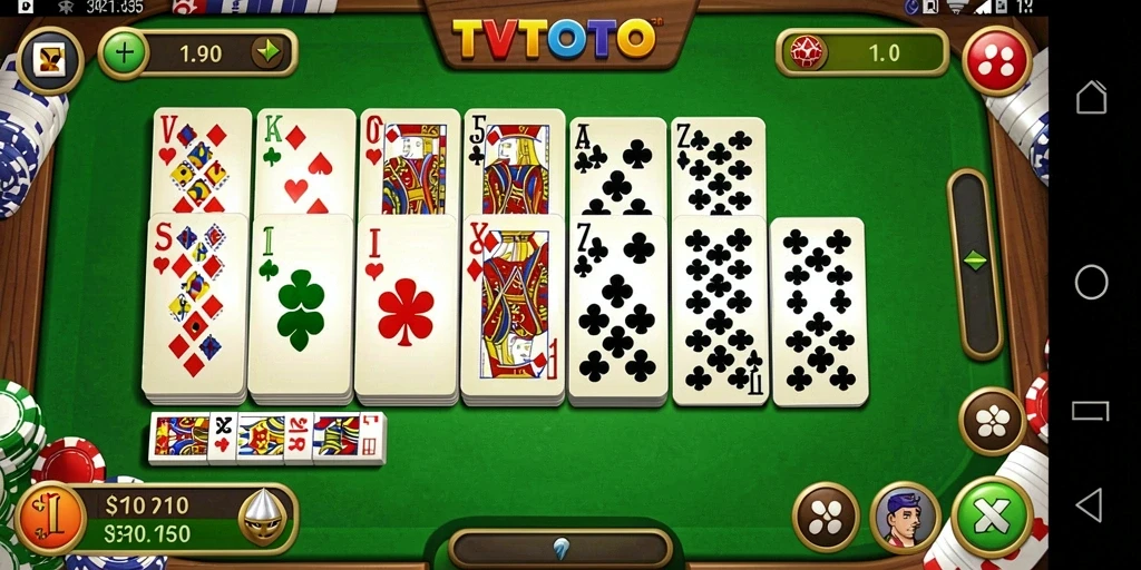 Tangkapan layar TVTOTO menampilkan gameplay seru dan interaksi antar pemain.