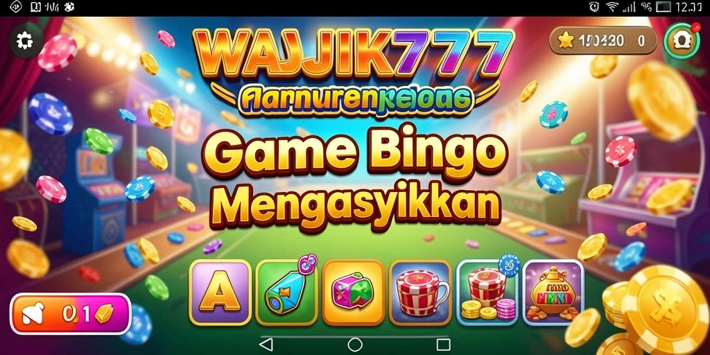 Tampilan gameplay Bingo yang seru dan menarik di WAJIK777.