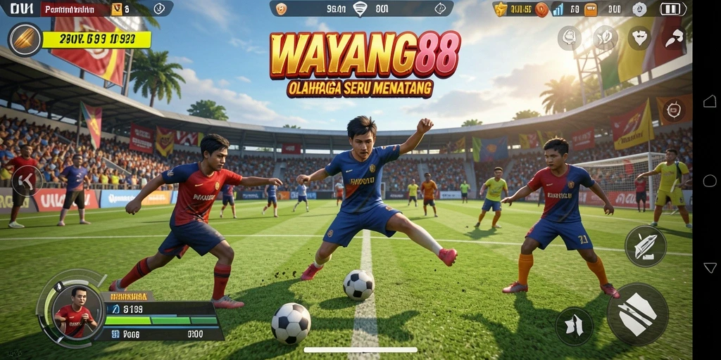 Tampilan gameplay <strong>WAYANG88</strong> yang seru dalam kategori olahraga.